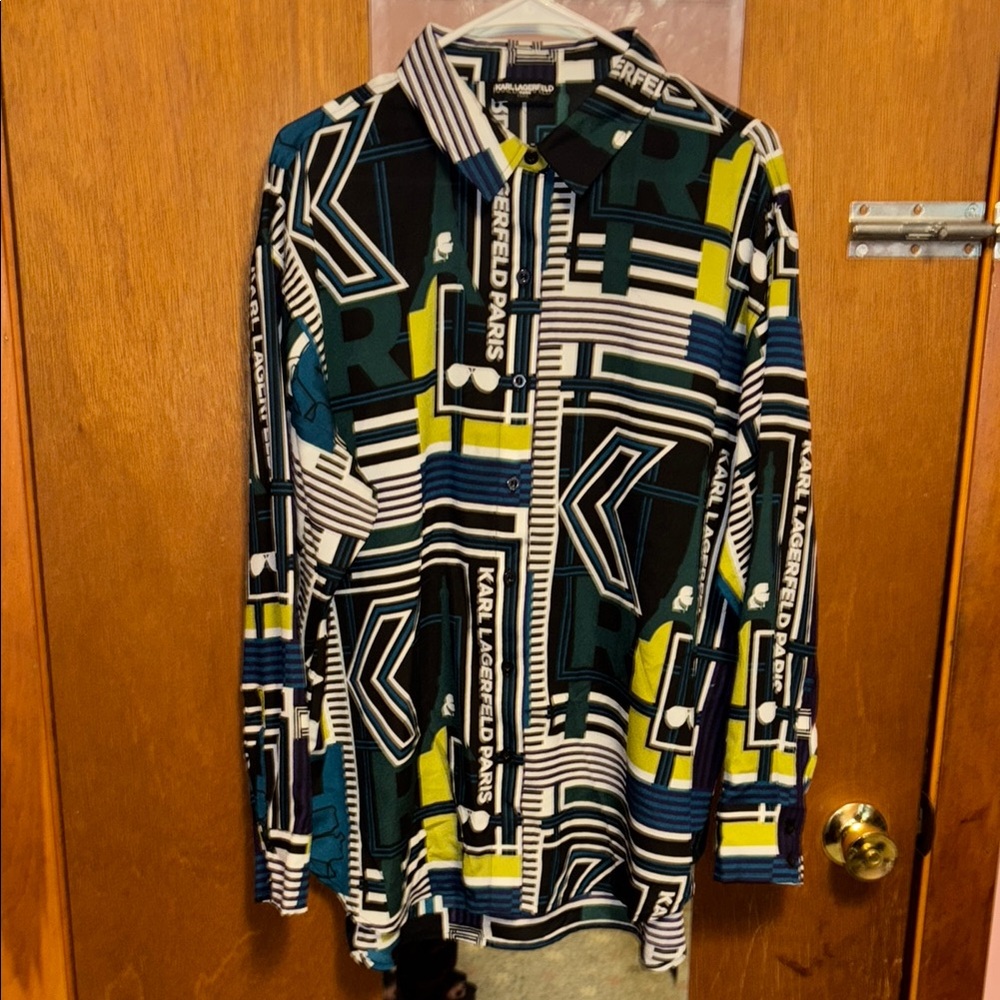 Karl Lagerfeld Multicolor Graphic Shirt